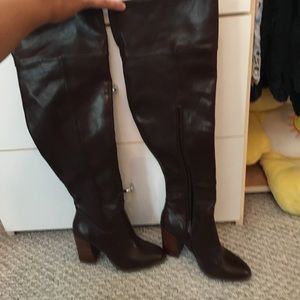 Forever 21 thigh high boots